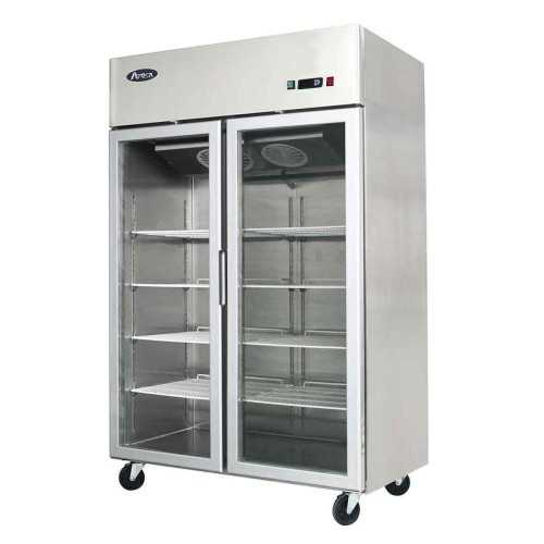 ARMOIRE VITREE POSITIVE 2 PORTES