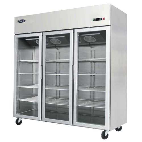 ARMOIRE COMPACTE VITREE NEGATIVE 3 PORTES