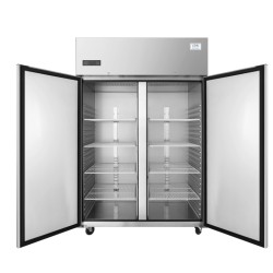 ARMOIRE EMBOUTIE POSITIVE 2 PORTES AISI 430