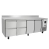 TABLE POSITIVE 4 TIROIRS + 2 PORTES AVEC DOSSERET