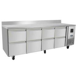 TABLE POSITIVE 8 TIROIRS AVEC DOSSERET