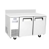 TABLE NEGATIVE COMPACTE 2 PORTES L1200 AVEC DOSSERET