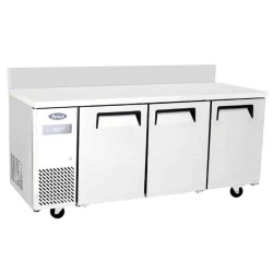 TABLE NEGATIVE COMPACTE 3 PORTES L1800 AVEC DOSSERET