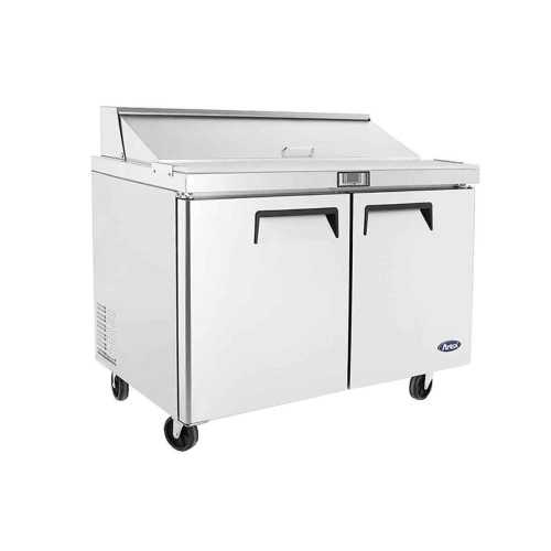 MEUBLE SALADETTE 1200 2 PORTES X12 BACS GN 1/6