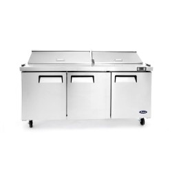 MEUBLE SALADETTE 3 PORTES X18 BACS GN 1/6