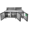 MEUBLE SALADETTE 3 PORTES X18 BACS GN 1/6