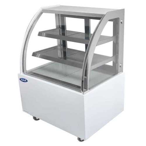 VITRINE BOMBÉE SERVICE ARRIÈRE LAQUEE BLANCHE L900