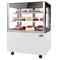 VITRINE DROITE SERVICE ARRIÈRE L1500 LAQUEE BLANCHE