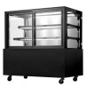 VITRINE MURALE SERVICE AVANT LAQUEE NOIRE