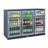 ARRIERE BAR 3 PORTES BATTANTES INOX